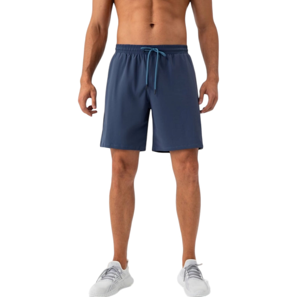 Anna-Kaci Active Men's Lightweight Athletic Training Shorts with Elastic Waistband and Adjustable Drawstring Fit