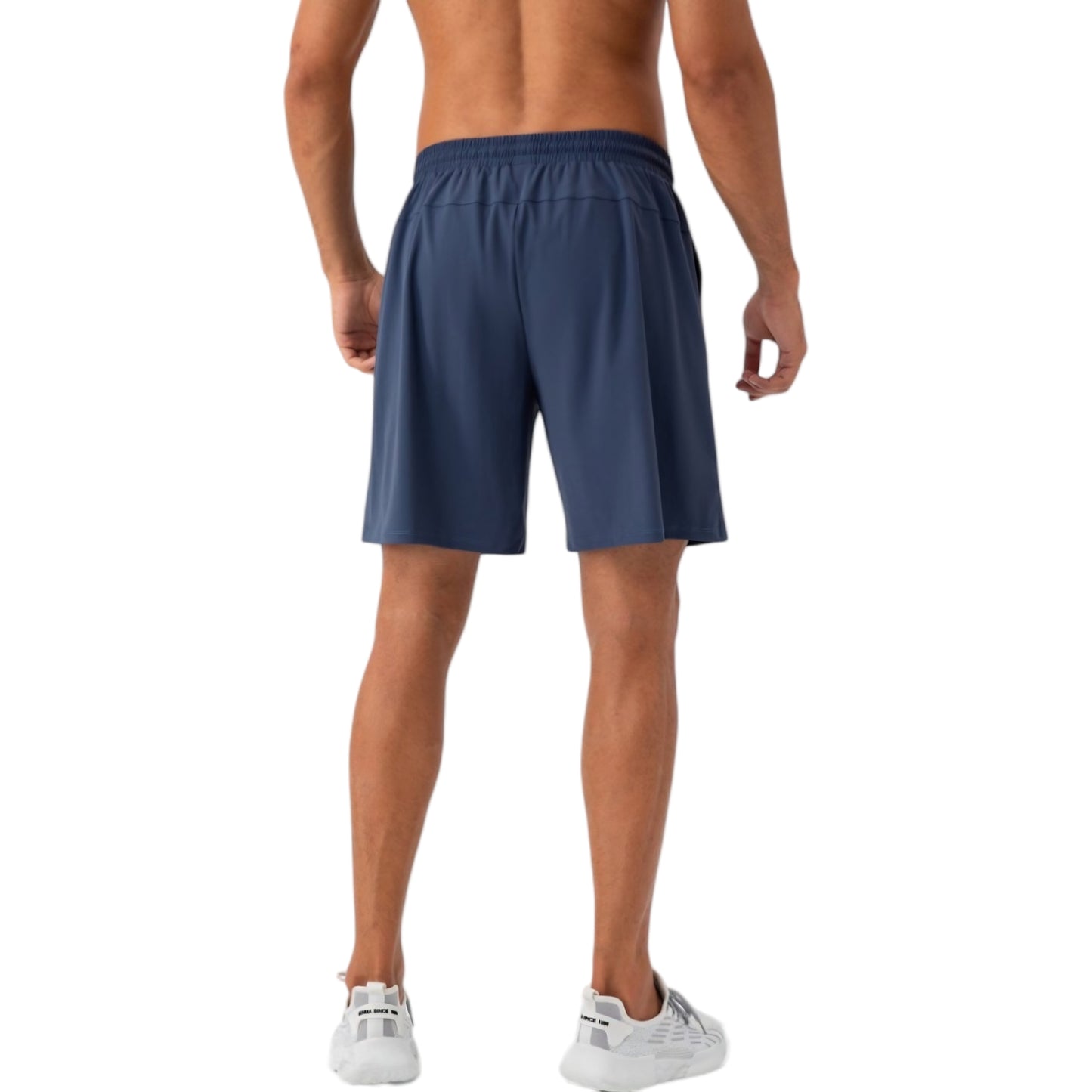 Anna-Kaci Active Men's Lightweight Athletic Training Shorts with Elastic Waistband and Adjustable Drawstring Fit