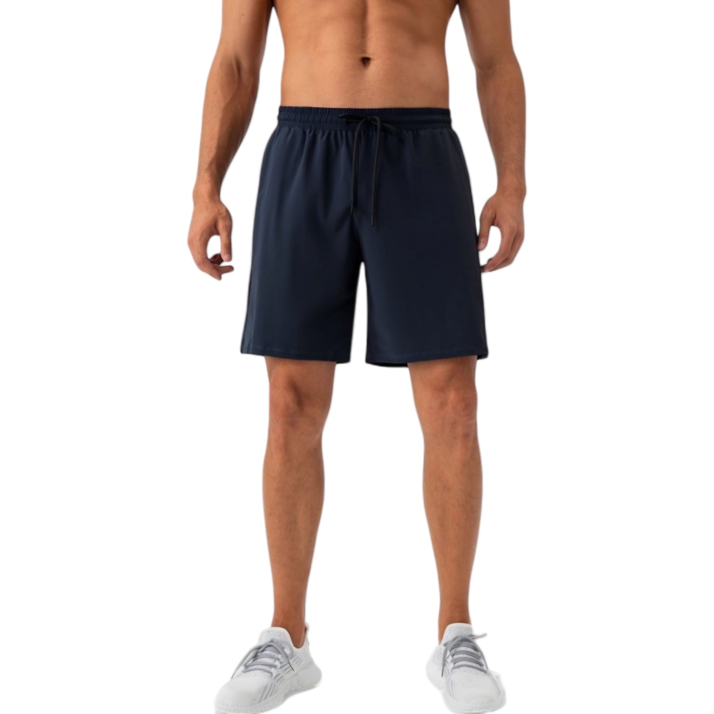 Anna-Kaci Active Men's Lightweight Athletic Training Shorts with Elastic Waistband and Adjustable Drawstring Fit