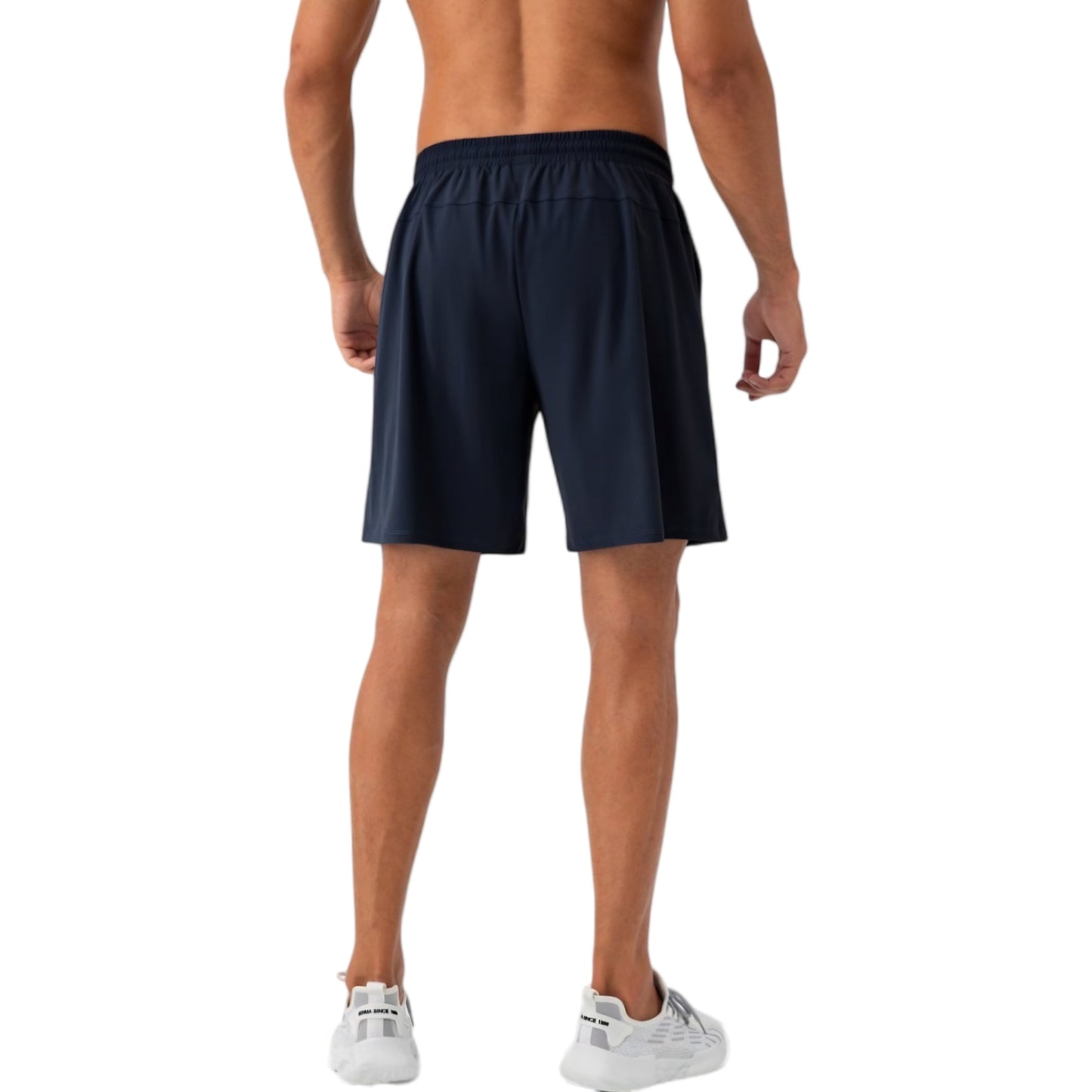 Anna-Kaci Active Men's Lightweight Athletic Training Shorts with Elastic Waistband and Adjustable Drawstring Fit