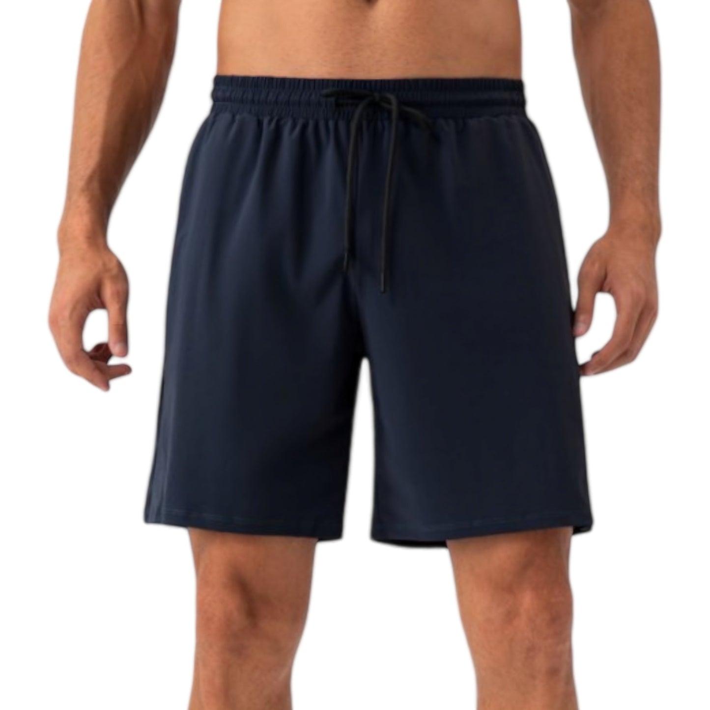 Anna-Kaci Active Men's Lightweight Athletic Training Shorts with Elastic Waistband and Adjustable Drawstring Fit