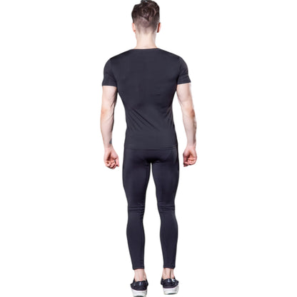 Anna-Kaci Active Men's V-Neck Short Sleeve Athletic Shirt with Stretch Fabric and Fitted Silhouette