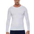 Anna-Kaci Active Men's Long Sleeve Compression Shirt with Crew Neck and Stretch Performance Fit