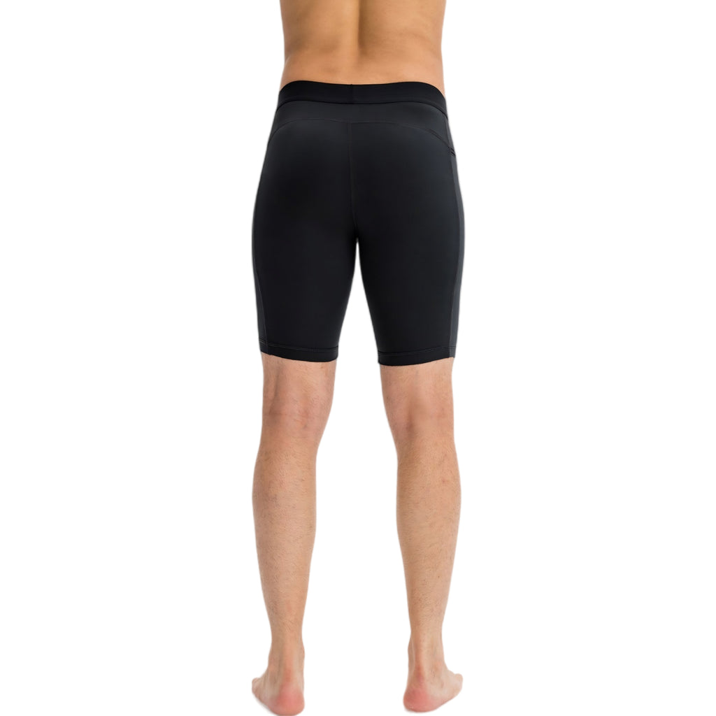 Anna-Kaci Active Men's Compression Biker Shorts with Side Pockets and Moisture-Wicking Stretch Fabric