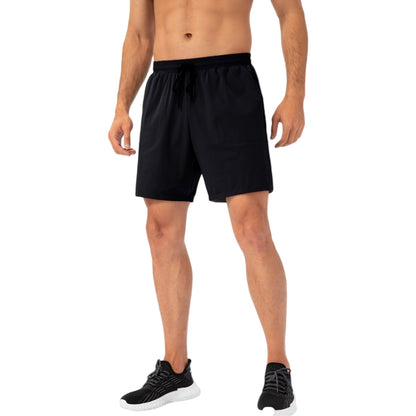 Anna-Kaci Active Men's Lightweight Quick-Dry Shorts with Elastic Drawstring Waist and Side Pockets