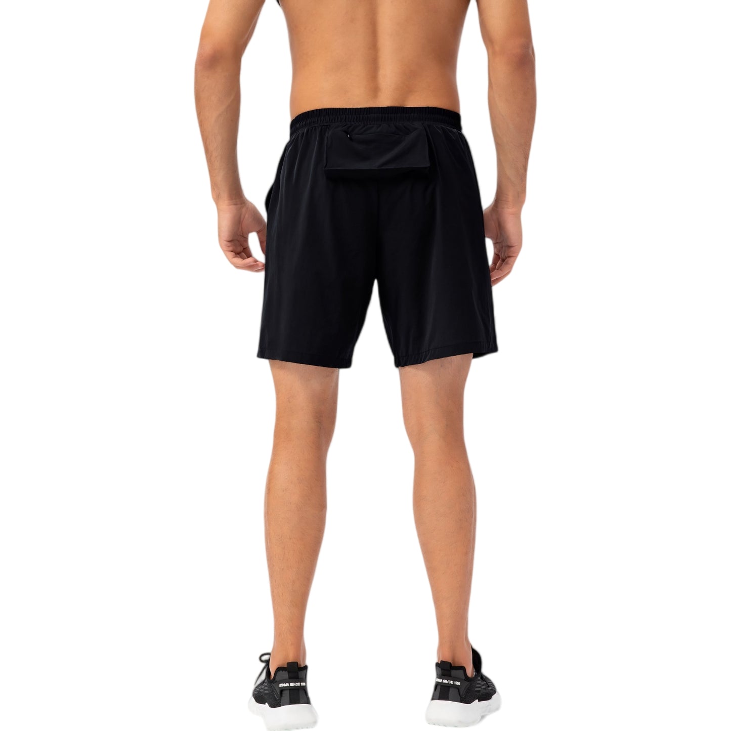 Anna-Kaci Active Men's Lightweight Quick-Dry Shorts with Elastic Drawstring Waist and Side Pockets