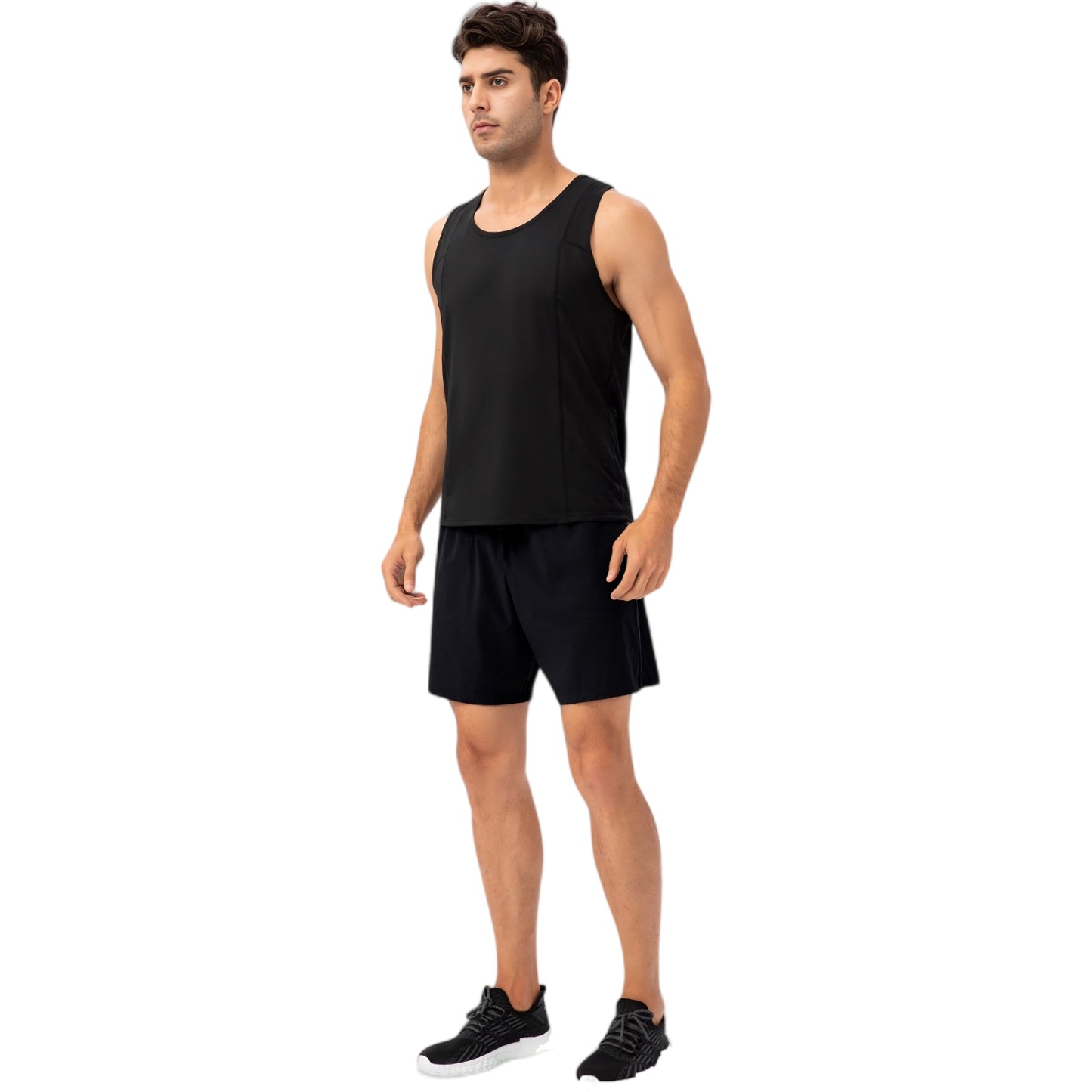 Anna-Kaci Active Men's Lightweight Quick-Dry Shorts with Elastic Drawstring Waist and Side Pockets