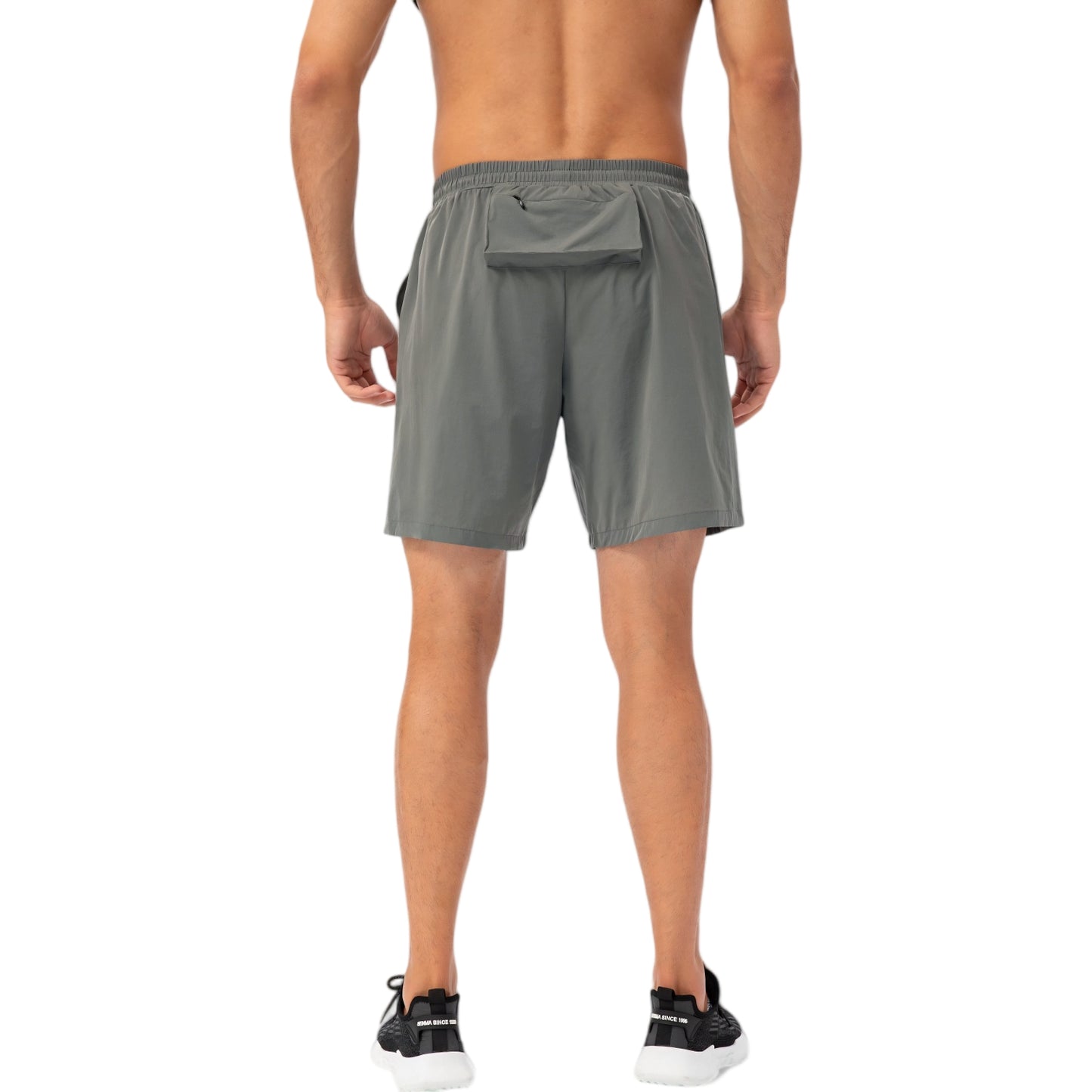 Anna-Kaci Active Men's Lightweight Quick-Dry Shorts with Elastic Drawstring Waist and Side Pockets