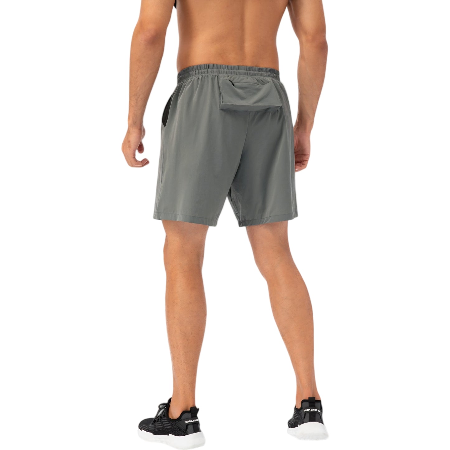 Anna-Kaci Active Men's Lightweight Quick-Dry Shorts with Elastic Drawstring Waist and Side Pockets