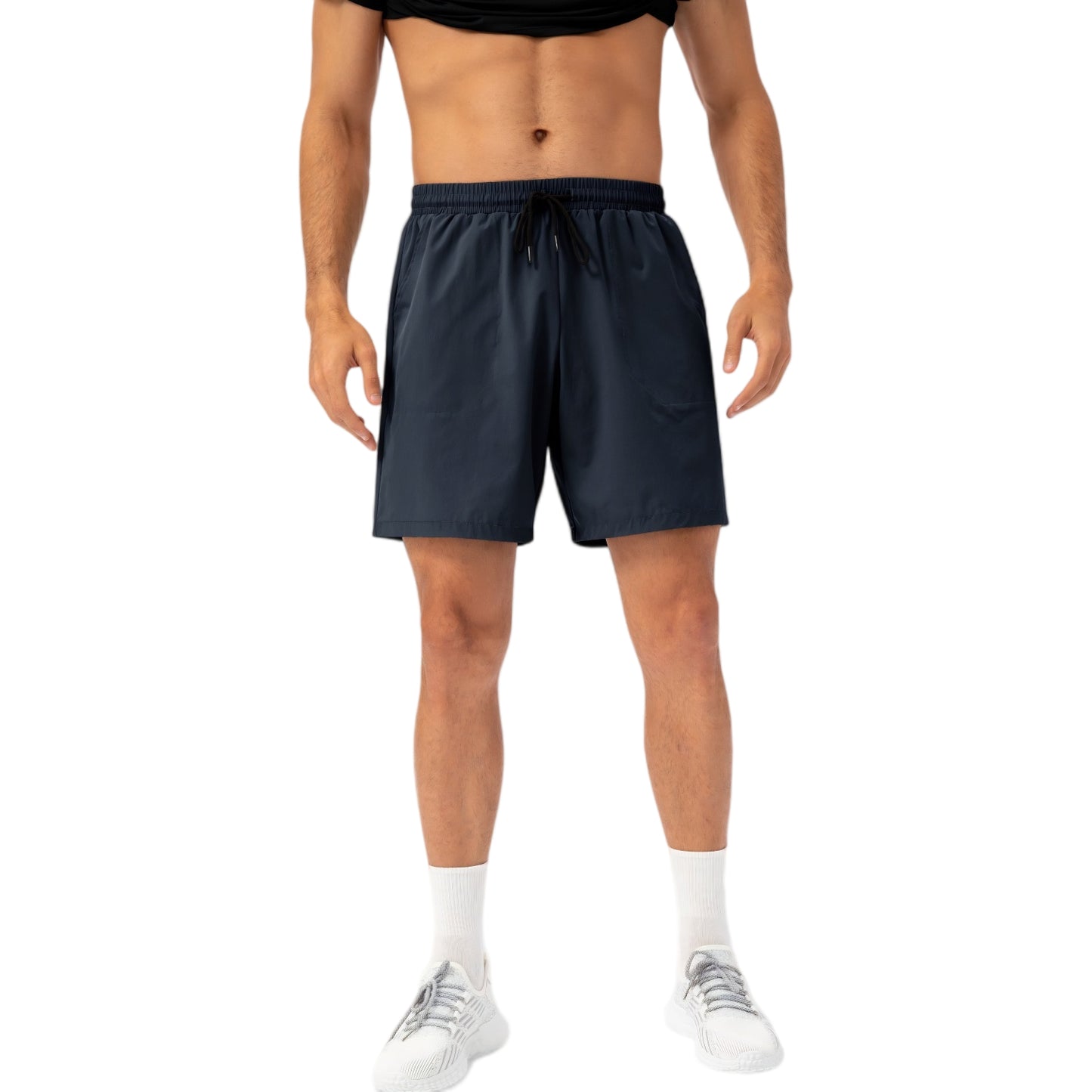 Anna-Kaci Active Men's Lightweight Quick-Dry Shorts with Elastic Drawstring Waist and Side Pockets