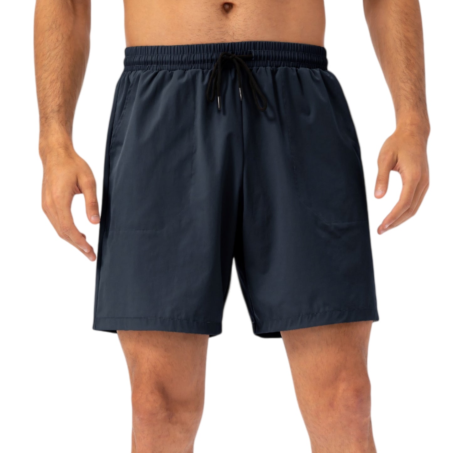 Anna-Kaci Active Men's Lightweight Quick-Dry Shorts with Elastic Drawstring Waist and Side Pockets