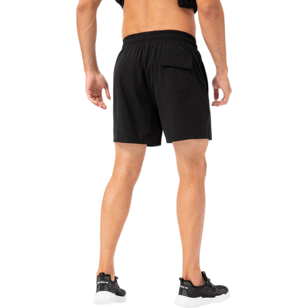 Anna-Kaci Active Men's Drawstring Waist Quick-Dry Shorts with Elastic Band and Side Pockets