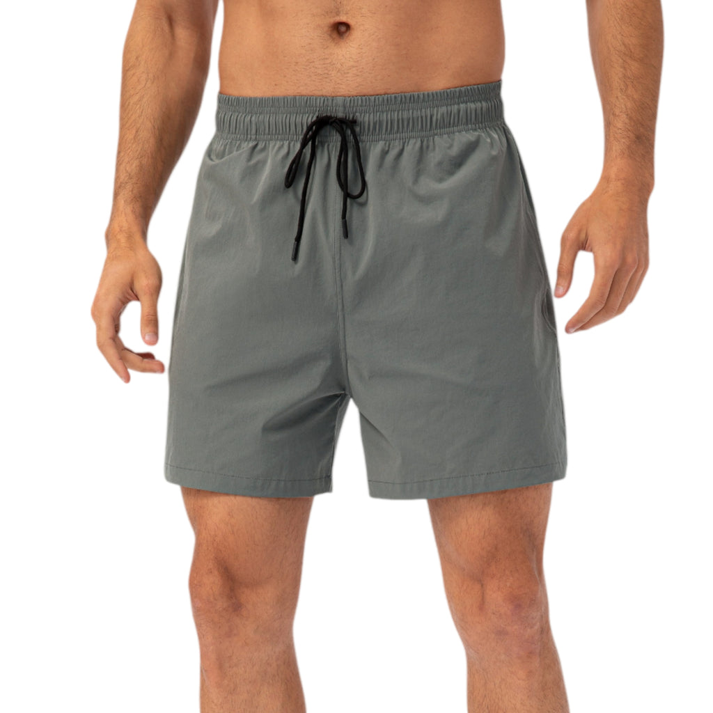 Anna-Kaci Active Men's Drawstring Waist Quick-Dry Shorts with Elastic Band and Side Pockets