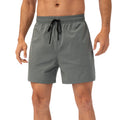 Anna-Kaci Active Men's Drawstring Waist Quick-Dry Shorts with Elastic Band and Side Pockets