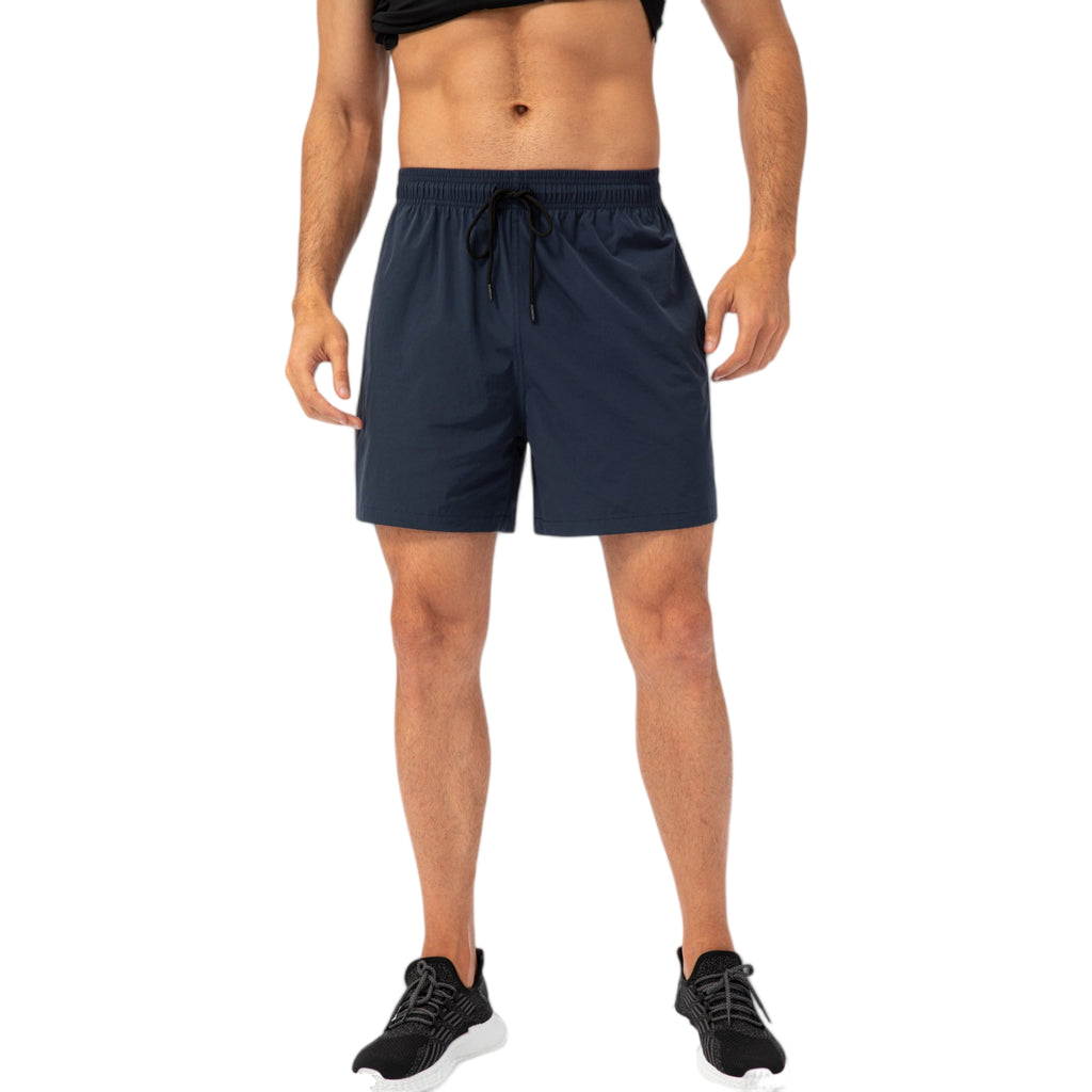 Anna-Kaci Active Men's Drawstring Waist Quick-Dry Shorts with Elastic Band and Side Pockets