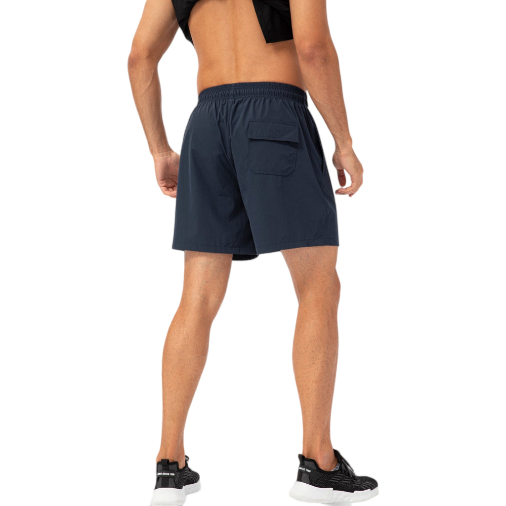Anna-Kaci Active Men's Drawstring Waist Quick-Dry Shorts with Elastic Band and Side Pockets