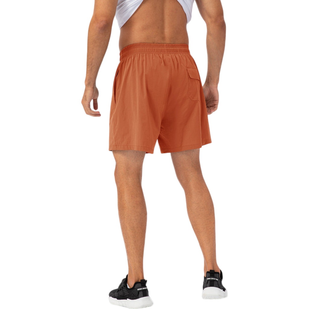 Anna-Kaci Active Men's Drawstring Waist Quick-Dry Shorts with Elastic Band and Side Pockets