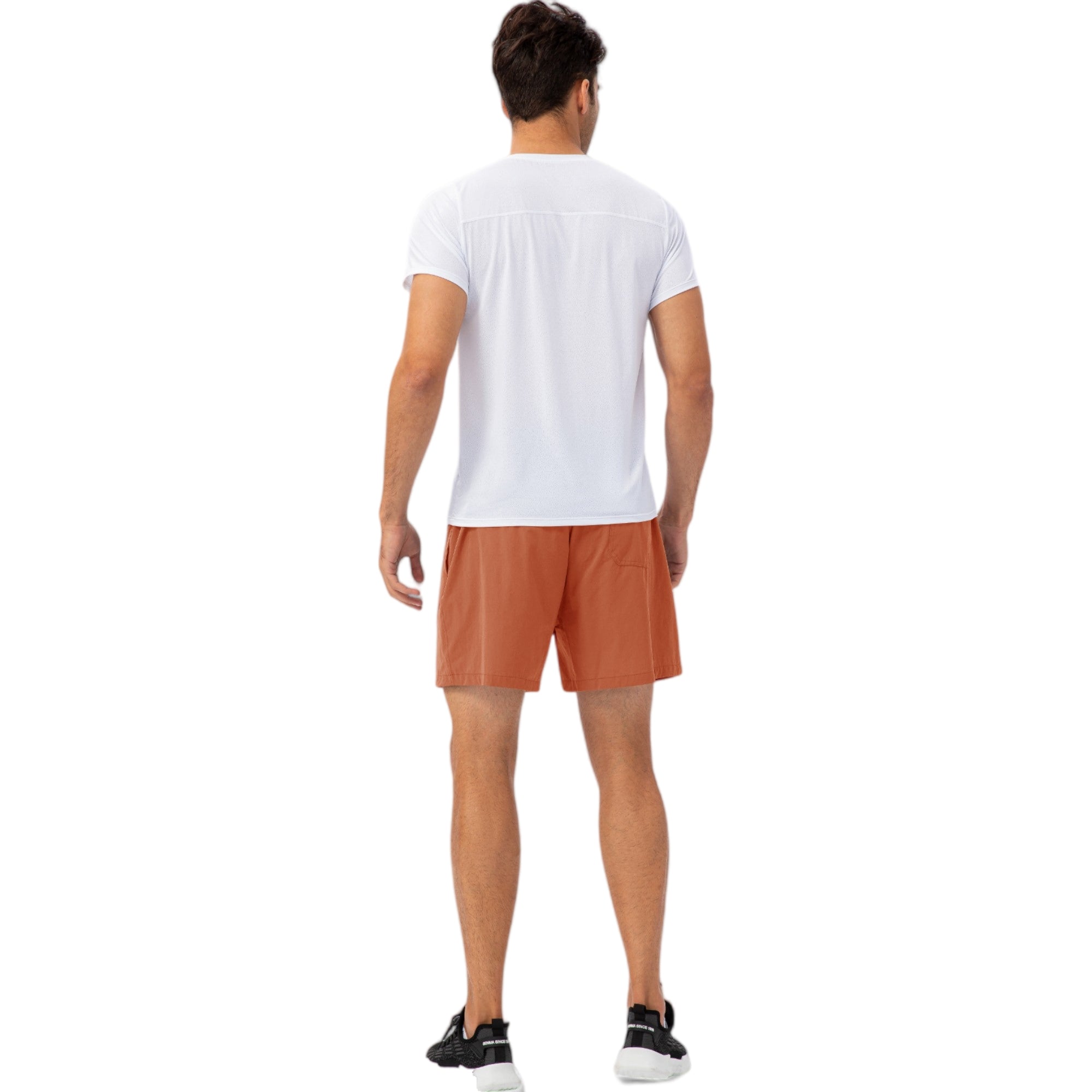 Anna-Kaci Active Men's Drawstring Waist Quick-Dry Shorts with Elastic Band and Side Pockets