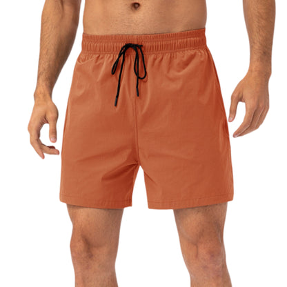 Anna-Kaci Active Men's Drawstring Waist Quick-Dry Shorts with Elastic Band and Side Pockets