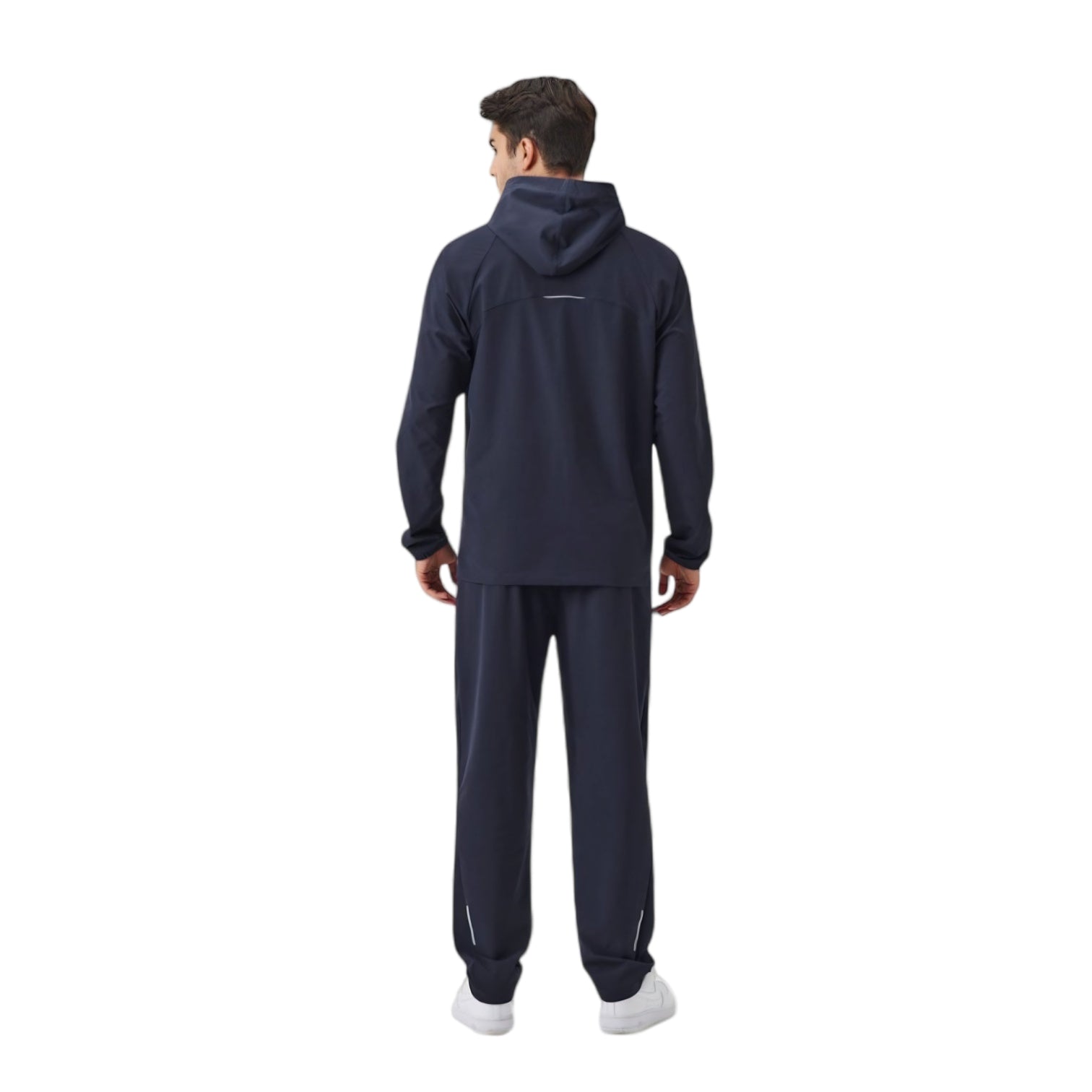 Anna-Kaci Active Men's Lightweight Zip-Up Hoodie Jacket with Adjustable Hood and Side Pockets