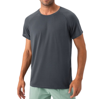 Anna-Kaci Active Men's Lightweight Performance T-Shirt with Moisture-Wicking Fabric and Raglan Sleeves