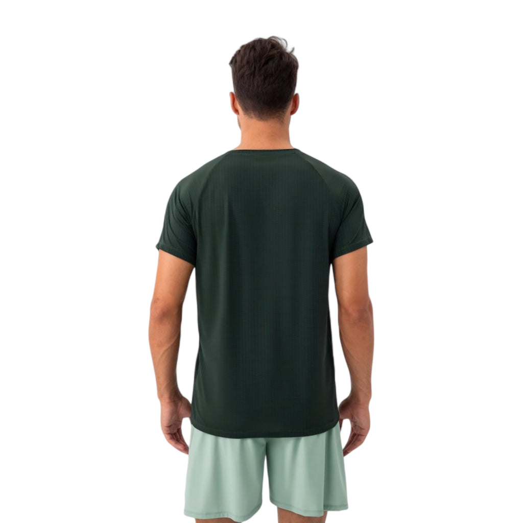 Anna-Kaci Active Men's Lightweight Performance T-Shirt with Moisture-Wicking Fabric and Raglan Sleeves