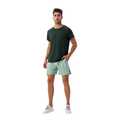 Anna-Kaci Active Men's Lightweight Performance T-Shirt with Moisture-Wicking Fabric and Raglan Sleeves