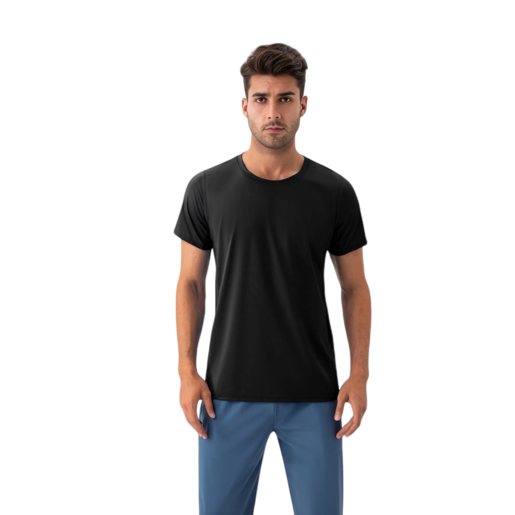 Anna-Kaci Active Men's Classic Fit Athletic T-Shirt with Quick-Dry Fabric and Short Sleeves