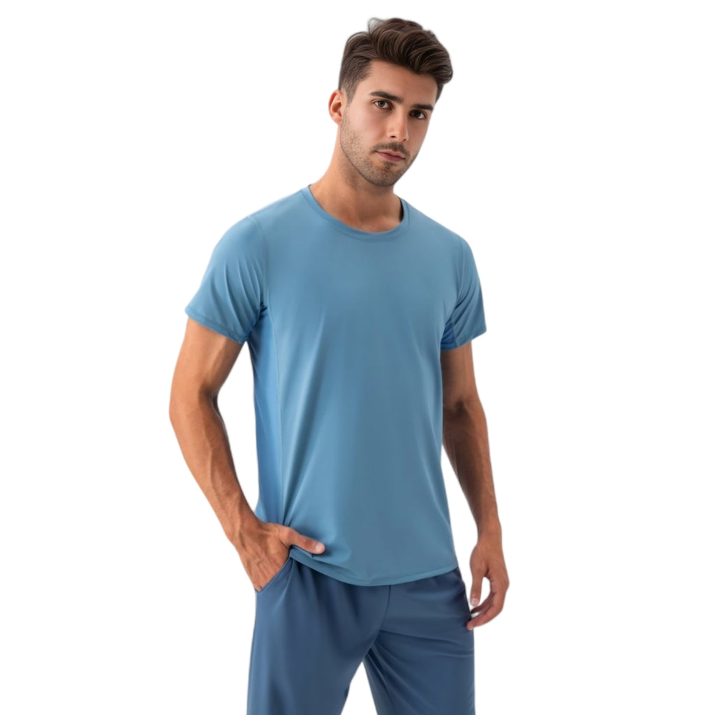 Anna-Kaci Active Men's Classic Fit Athletic T-Shirt with Quick-Dry Fabric and Short Sleeves