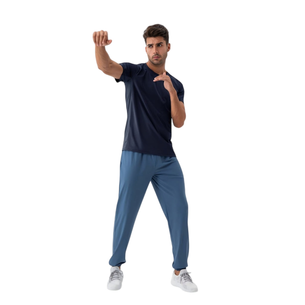 Anna-Kaci Active Men's Classic Fit Athletic T-Shirt with Quick-Dry Fabric and Short Sleeves