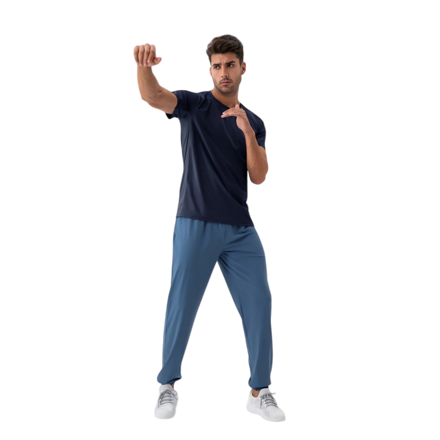 Anna-Kaci Active Men's Classic Fit Athletic T-Shirt with Quick-Dry Fabric and Short Sleeves