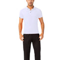 Anna-Kaci Active Men's Athletic Fit Polo Shirt with Contrast Collar and Moisture-Wicking Stretch Fabric