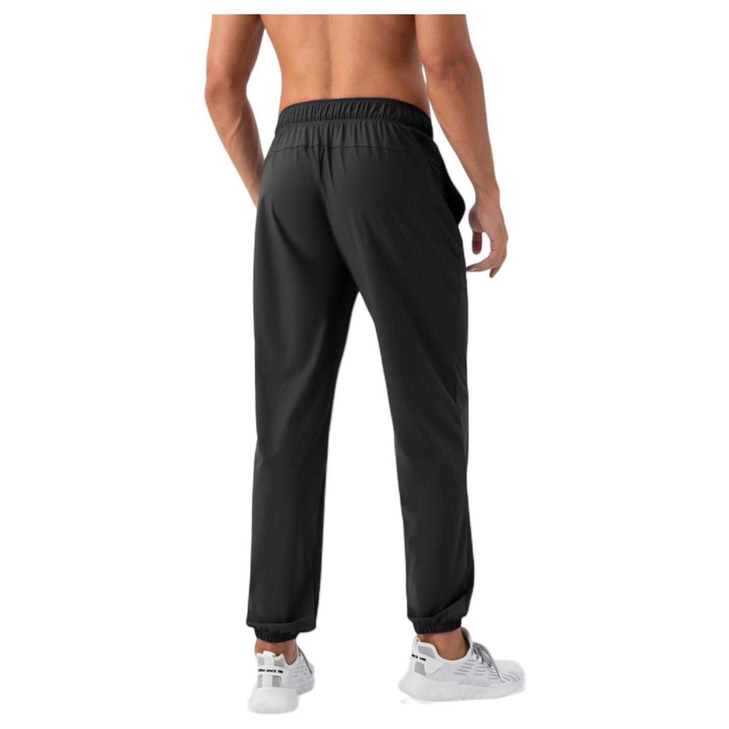 Anna-Kaci Active Men's Lightweight Stretch Lounge Pants with Adjustable Drawstring Waist and Straight Leg Fit
