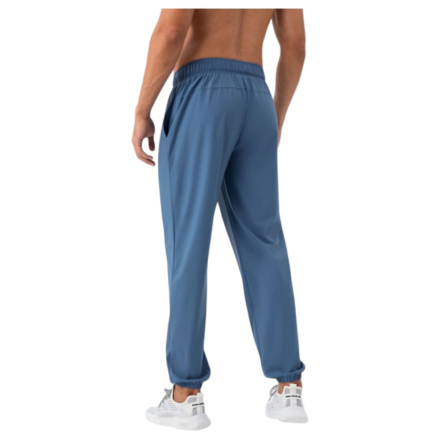 Anna-Kaci Active Men's Lightweight Stretch Lounge Pants with Adjustable Drawstring Waist and Straight Leg Fit