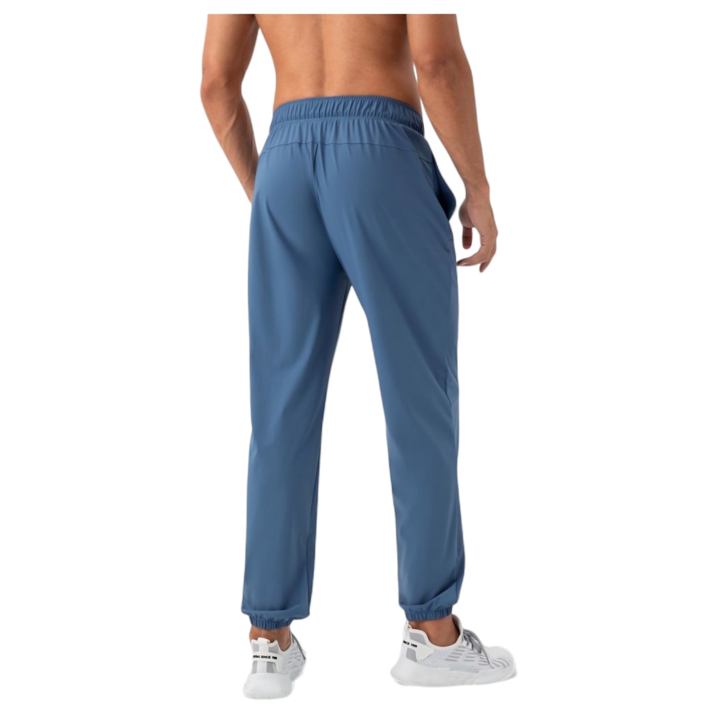 Anna-Kaci Active Men's Lightweight Stretch Lounge Pants with Adjustable Drawstring Waist and Straight Leg Fit
