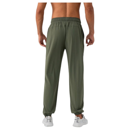 Anna-Kaci Active Men's Lightweight Stretch Lounge Pants with Adjustable Drawstring Waist and Straight Leg Fit