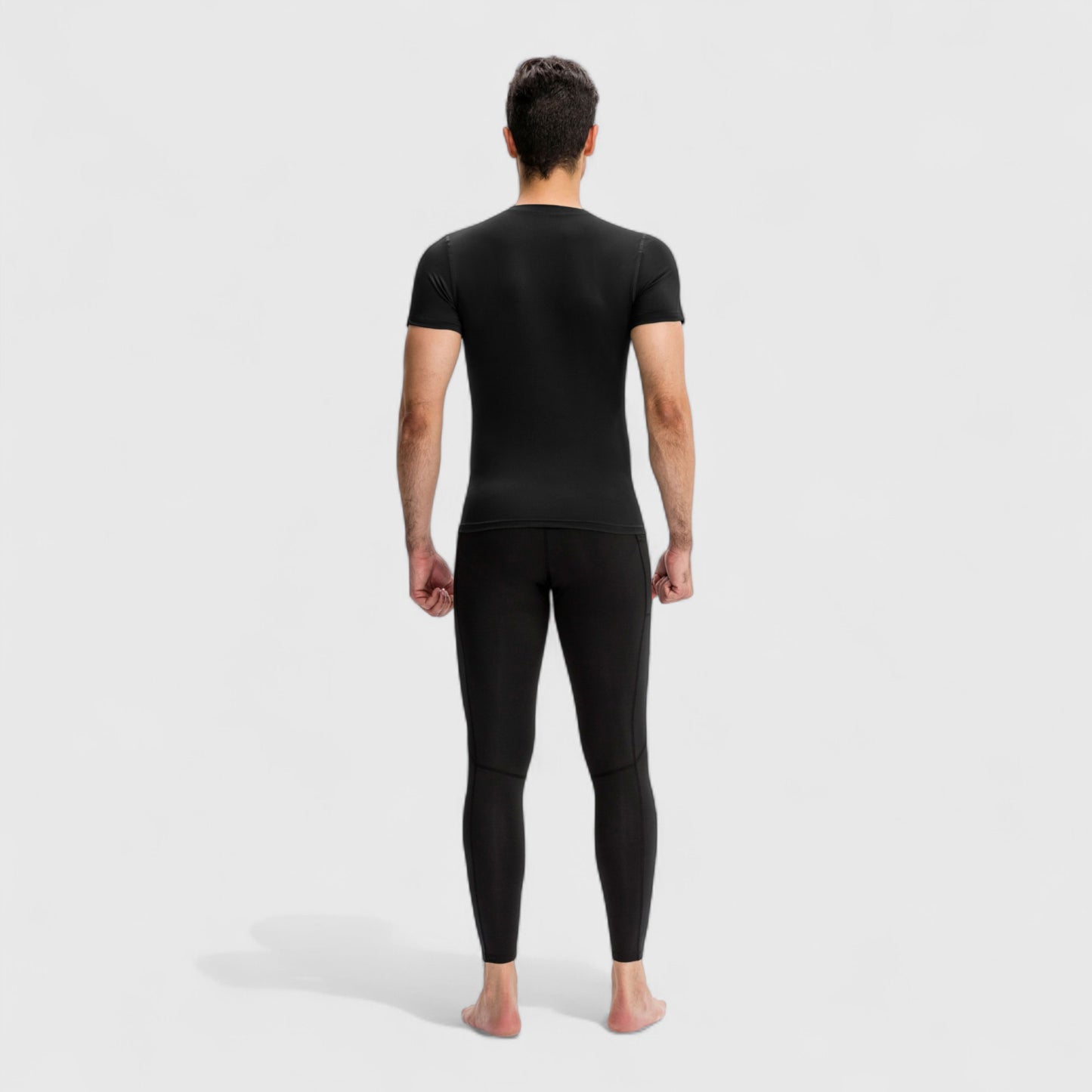 Anna-Kaci Active Men's Short Sleeve Compression Top with Moisture-Wicking Stretch Fabric for Performance and Training