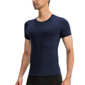 Anna-Kaci Active Men's Short Sleeve Compression Top with Moisture-Wicking Stretch Fabric for Performance and Training