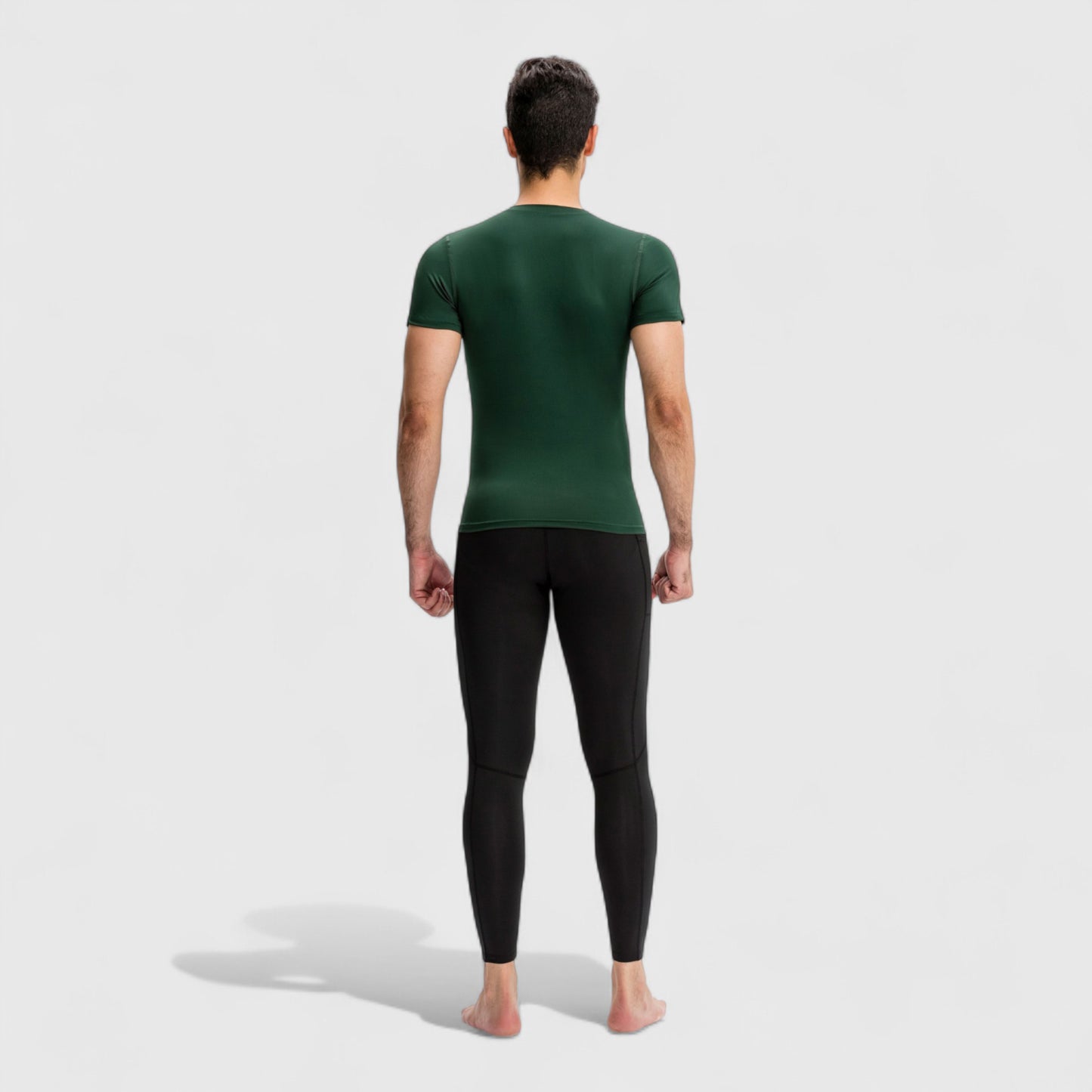 Anna-Kaci Active Men's Short Sleeve Compression Top with Moisture-Wicking Stretch Fabric for Performance and Training