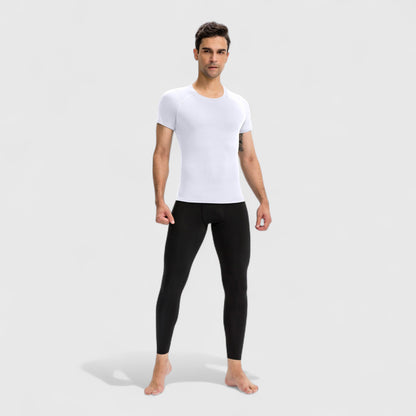 Anna-Kaci Active Men's Short Sleeve Compression Top with Moisture-Wicking Stretch Fabric for Performance and Training