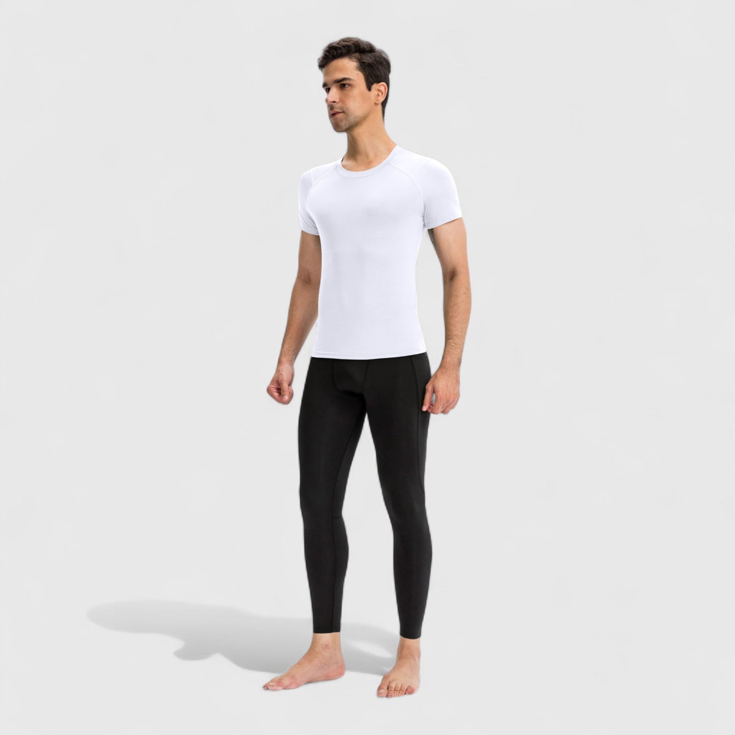 Anna-Kaci Active Men's Short Sleeve Compression Top with Moisture-Wicking Stretch Fabric for Performance and Training