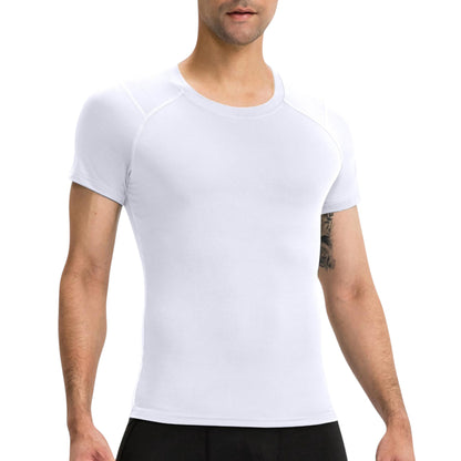 Anna-Kaci Active Men's Short Sleeve Compression Top with Moisture-Wicking Stretch Fabric for Performance and Training