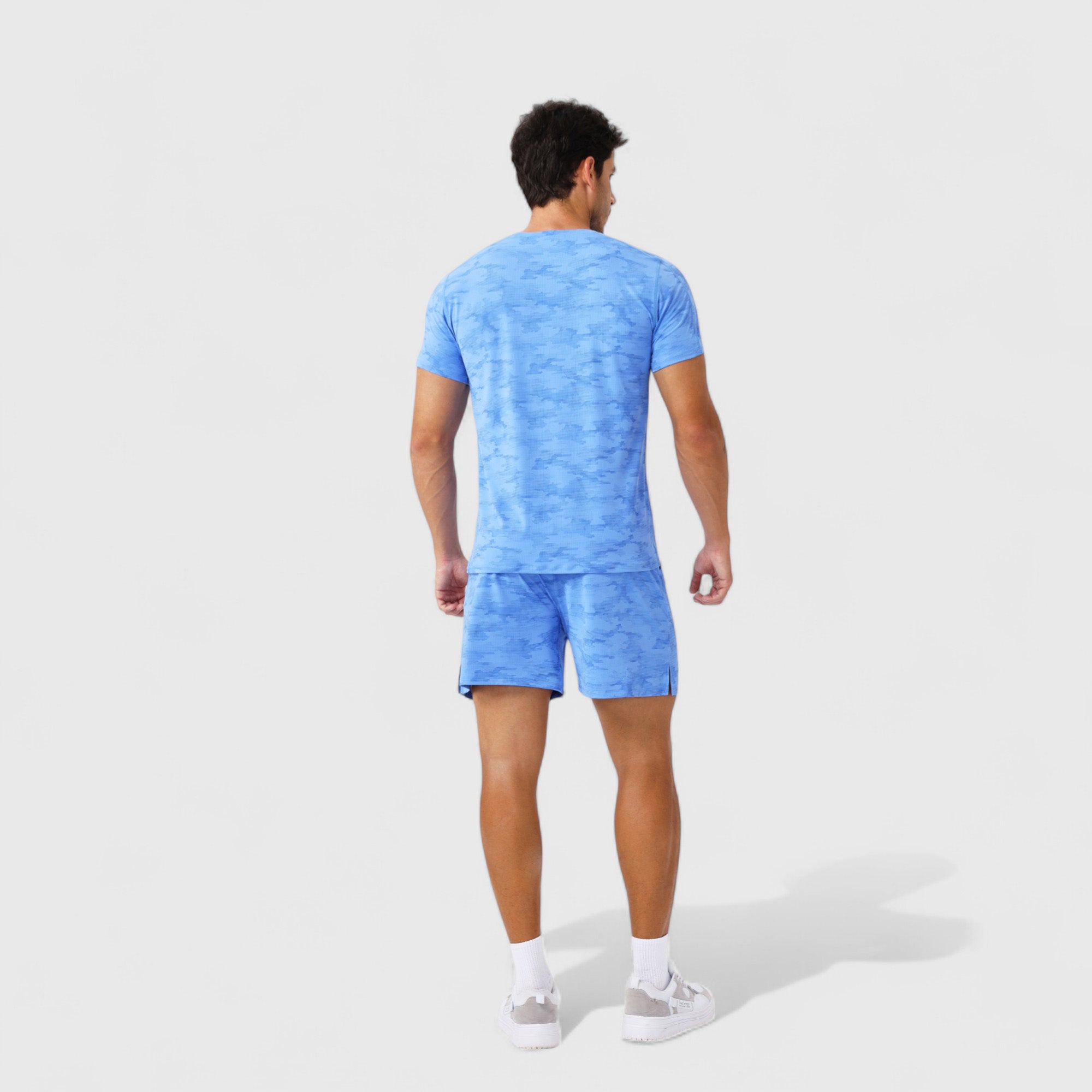 Anna-Kaci Active Men's Camo Print Short Sleeve Performance Tee with Quick-Dry Lightweight Stretch Fabric