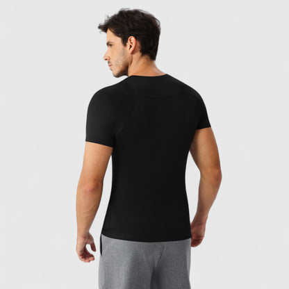 Anna-Kaci Active Men's Fitted Short Sleeve Performance T-Shirt with Stretch Fabric and Moisture-Wicking Comfort