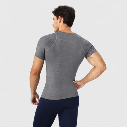 Anna-Kaci Active Men's Fitted Short Sleeve Performance T-Shirt with Stretch Fabric and Moisture-Wicking Comfort