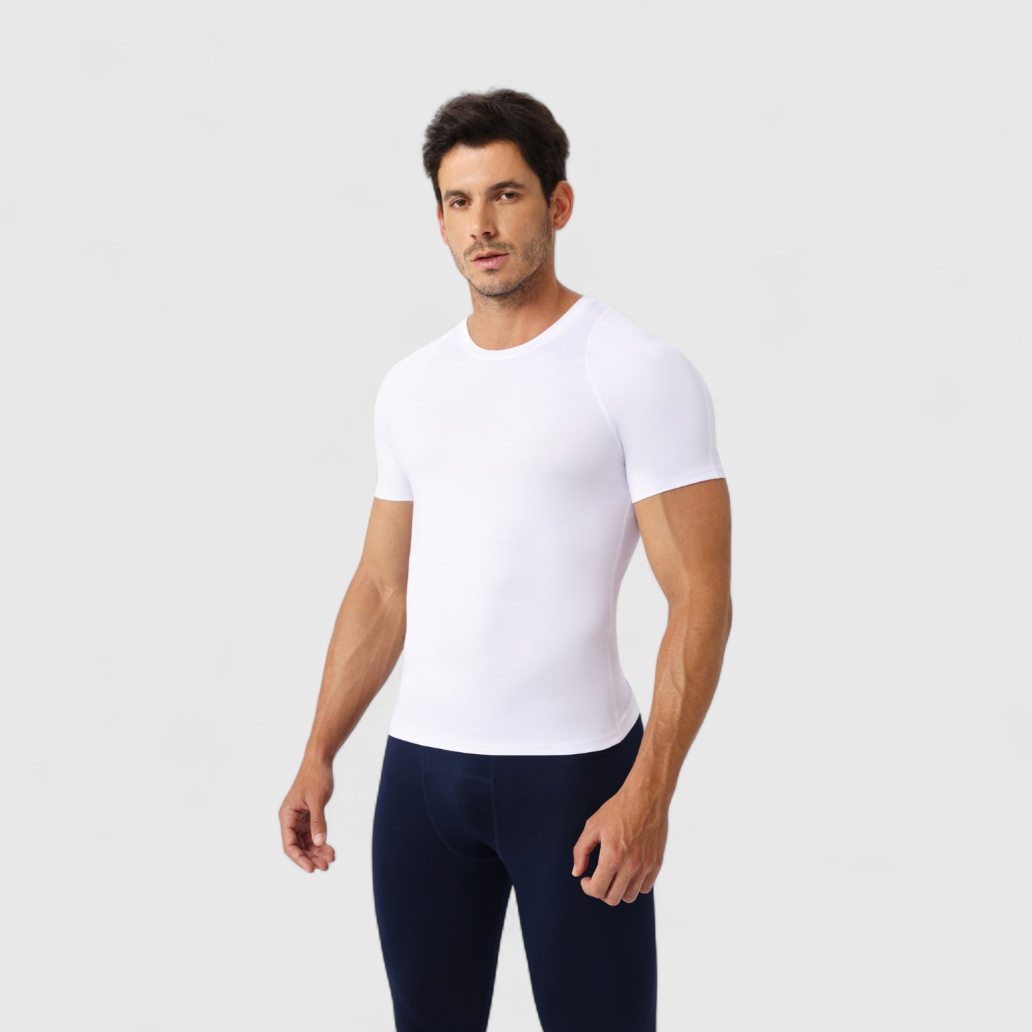 Anna-Kaci Active Men's Fitted Short Sleeve Performance T-Shirt with Stretch Fabric and Moisture-Wicking Comfort