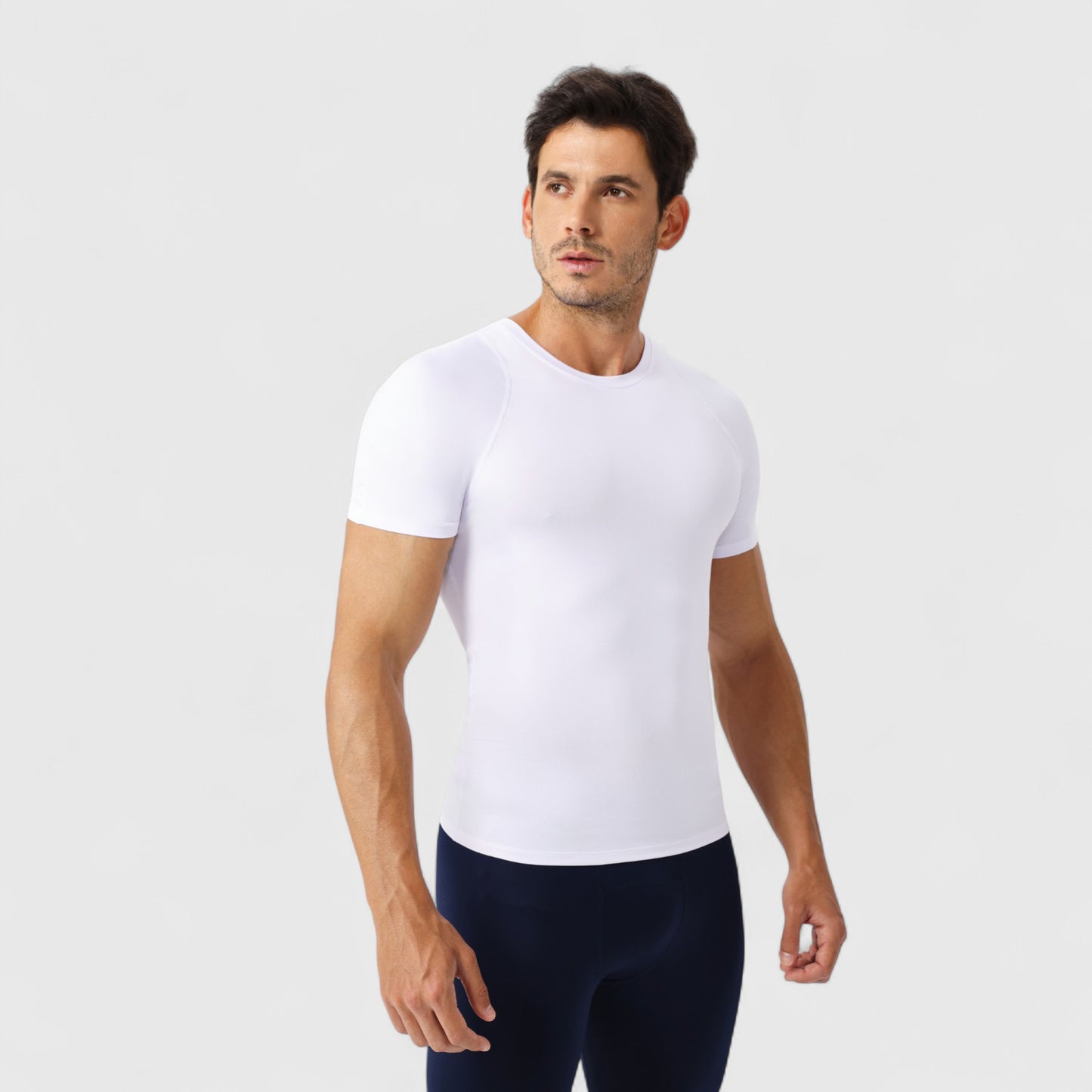 Anna-Kaci Active Men's Fitted Short Sleeve Performance T-Shirt with Stretch Fabric and Moisture-Wicking Comfort