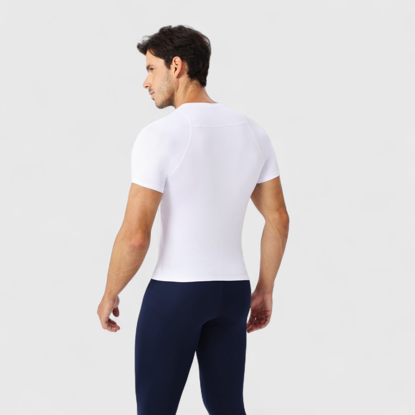 Anna-Kaci Active Men's Fitted Short Sleeve Performance T-Shirt with Stretch Fabric and Moisture-Wicking Comfort