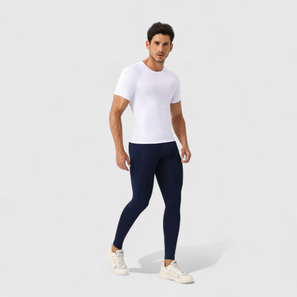 Anna-Kaci Active Men's Fitted Short Sleeve Performance T-Shirt with Stretch Fabric and Moisture-Wicking Comfort