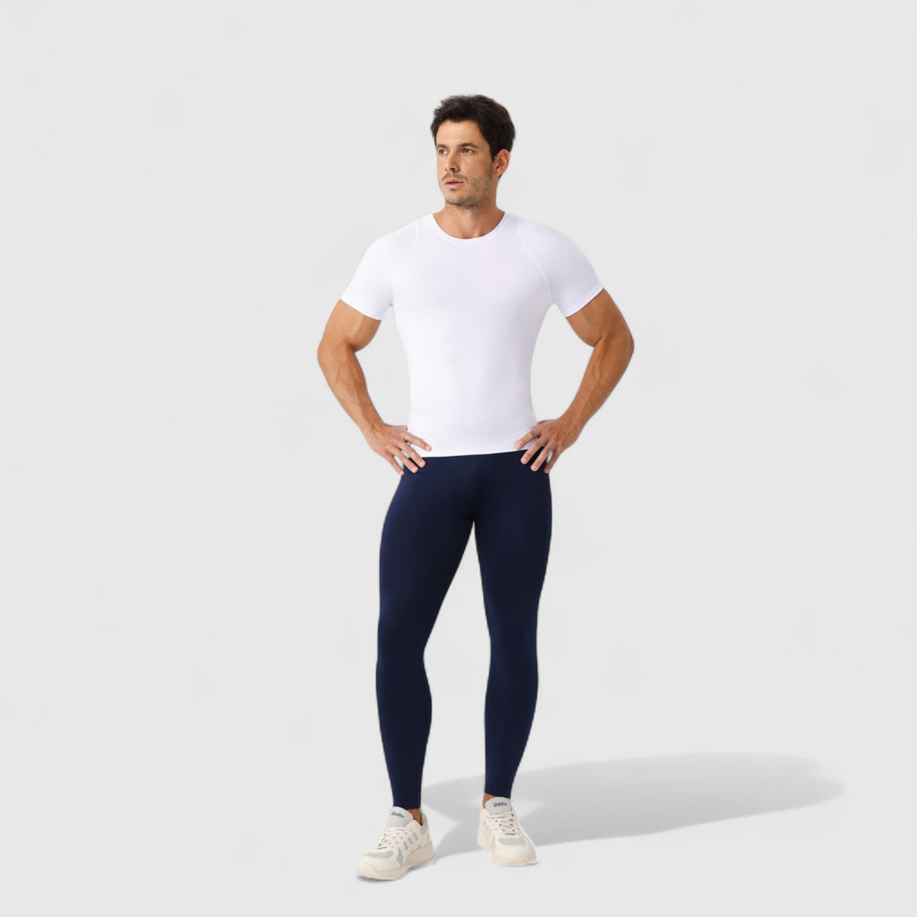 Anna-Kaci Active Men's Fitted Short Sleeve Performance T-Shirt with Stretch Fabric and Moisture-Wicking Comfort